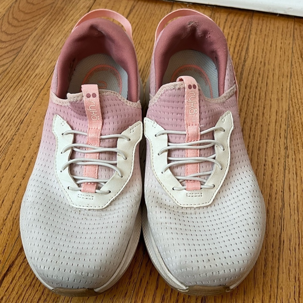Ryka Pink and White Women's Sneakers Size 8.5 Walking Running Athletic - Picture 2 of 8